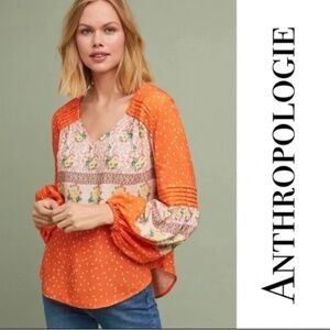 Maeve by Anthropologie | Ceresco Peasant Top | m